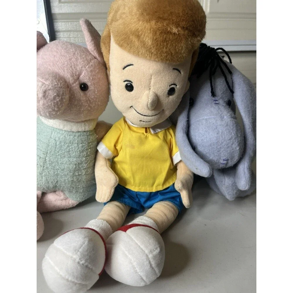 Vintage Disney Winnie the Pooh Christopher Robin, Piglet, Eeyore